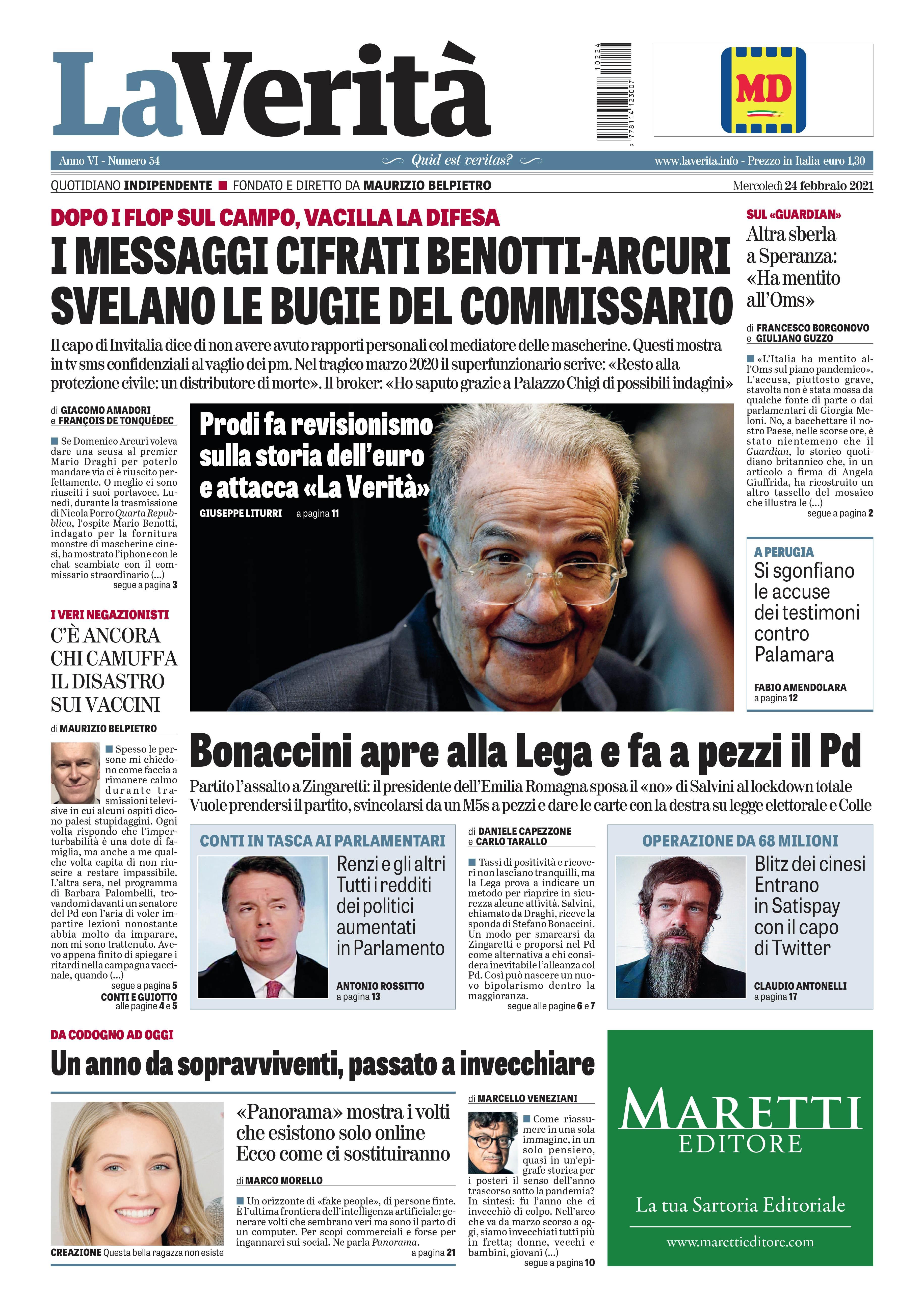 Oggi in edicola
