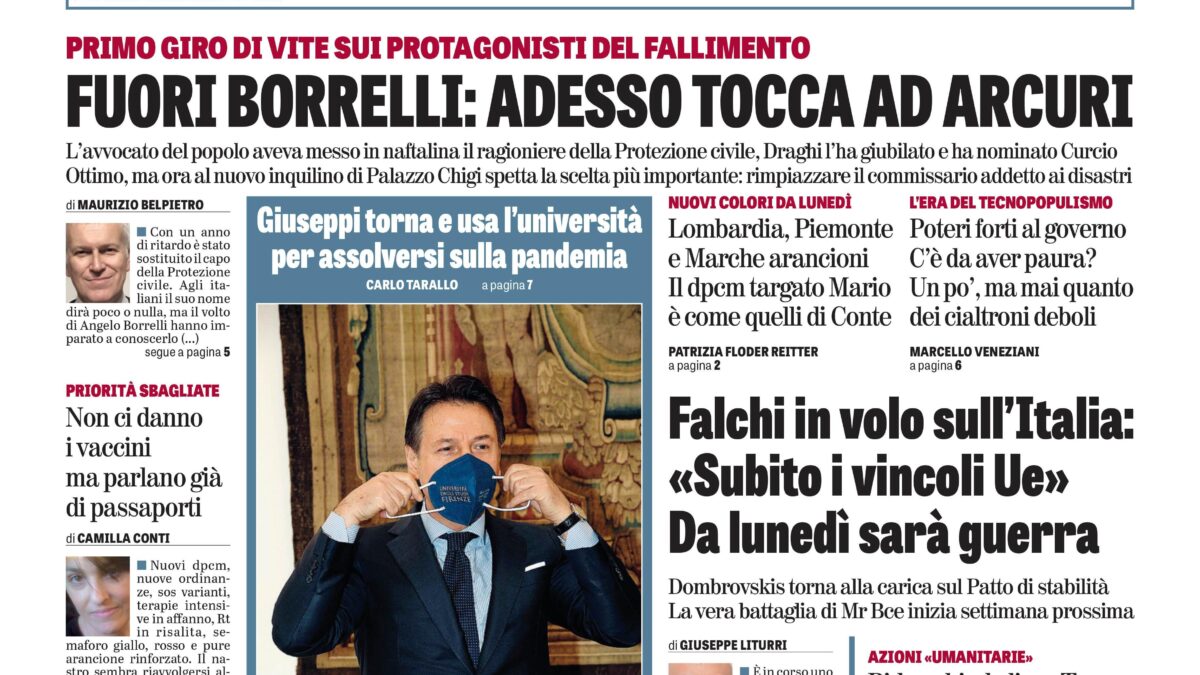 Oggi in edicola