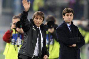 Conte e Agnelli, l’amore tradito finito in una triste zuffa da stadio