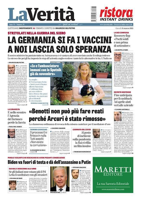 Oggi in edicola