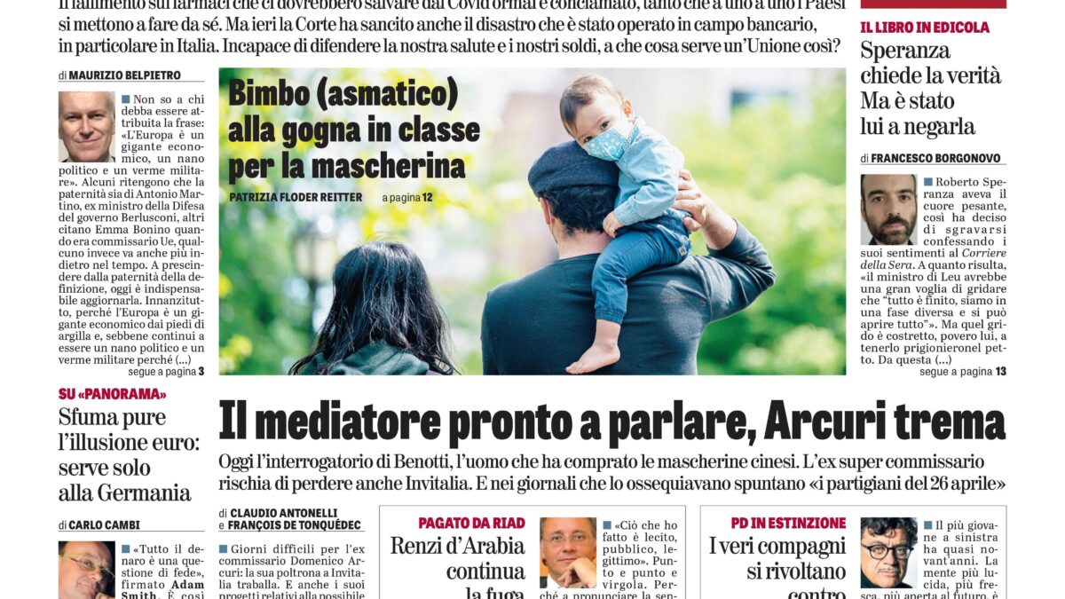 Oggi in edicola
