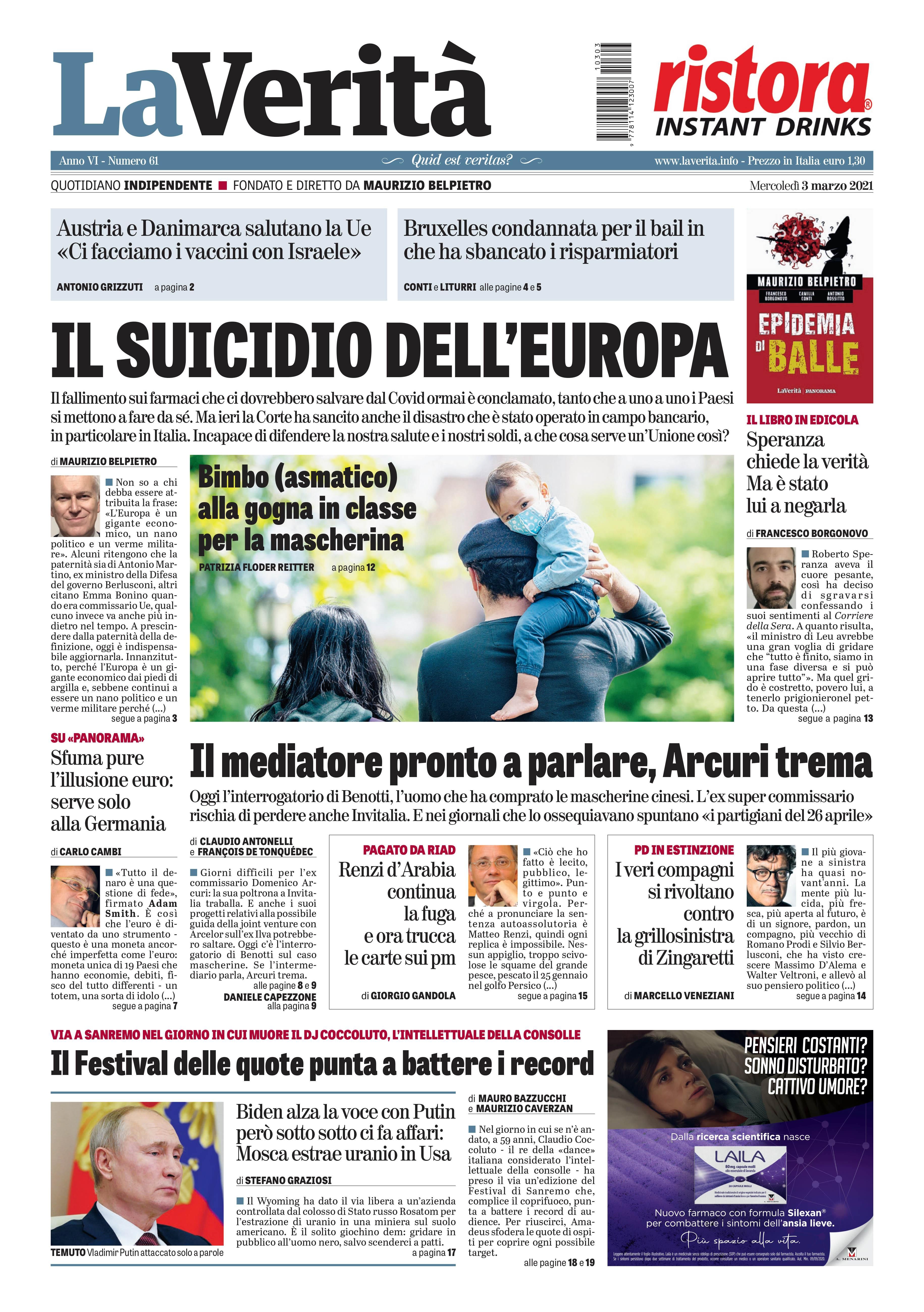 Oggi in edicola