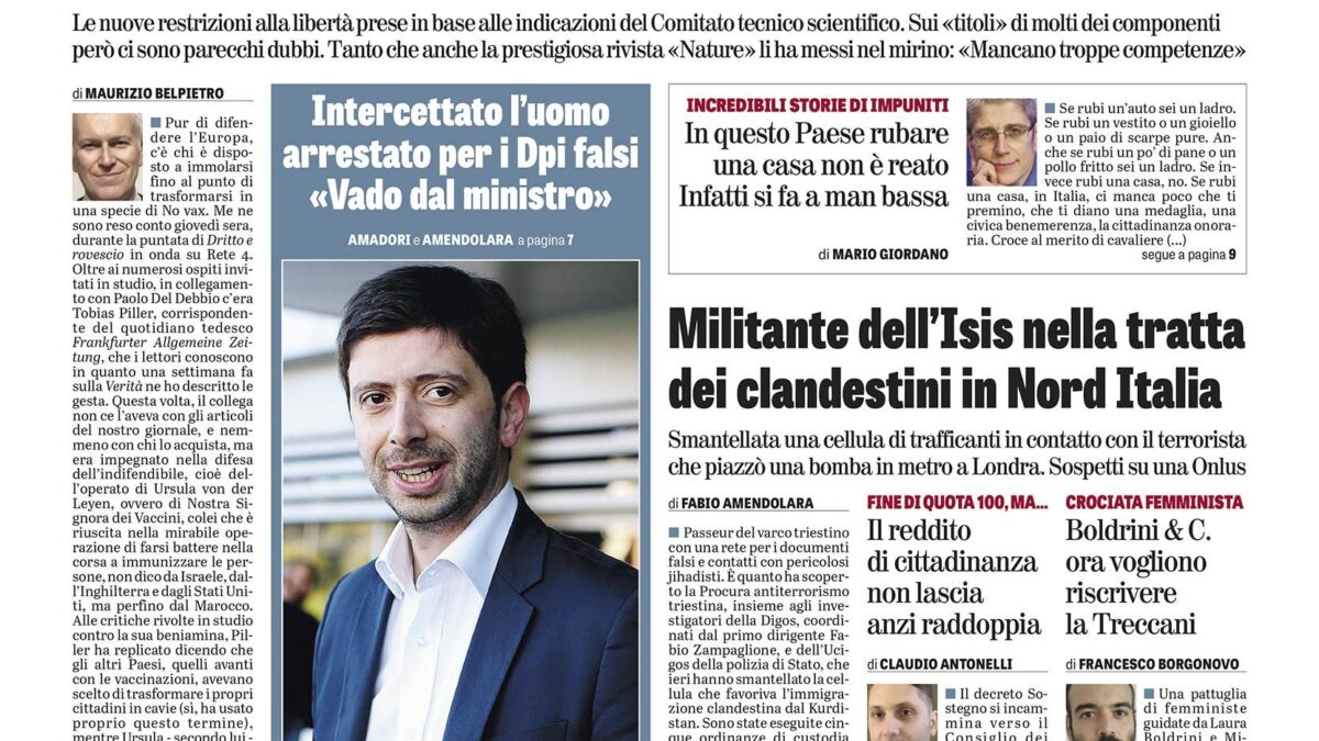 Oggi in edicola