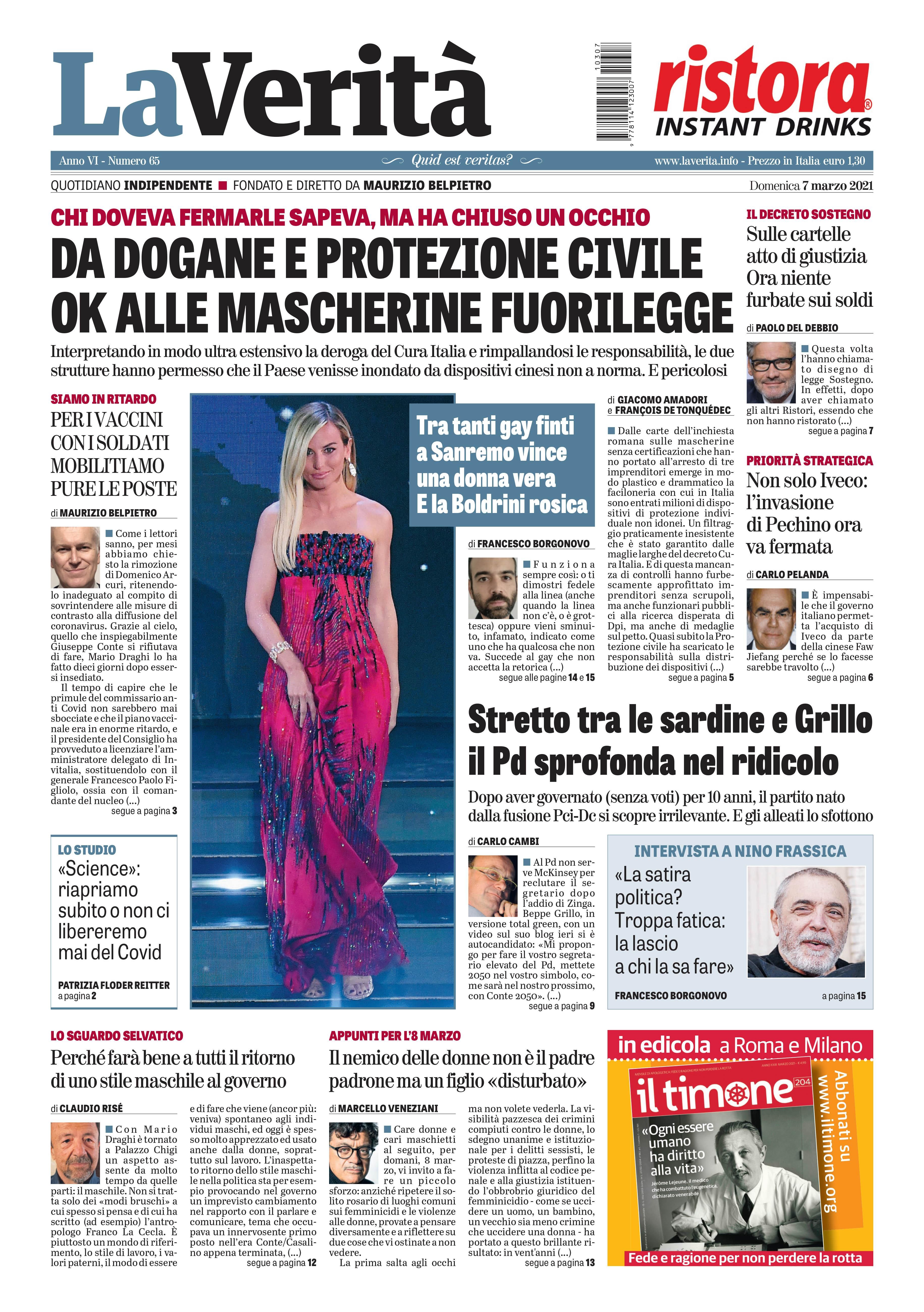 Oggi in edicola