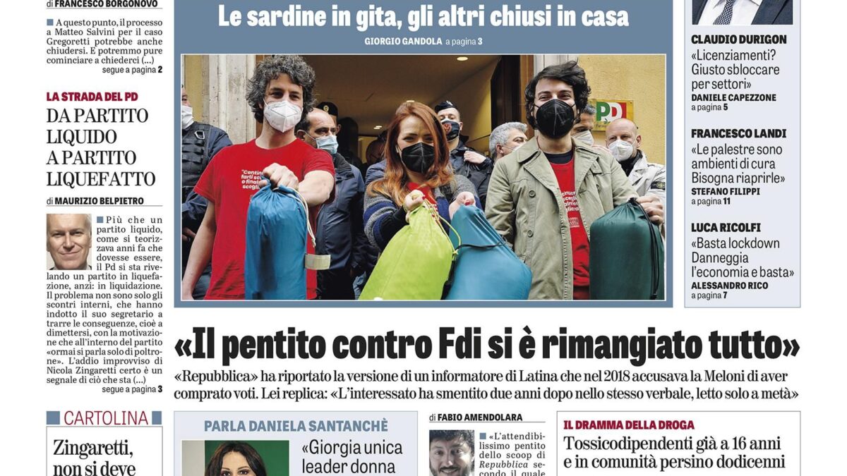 Oggi in edicola