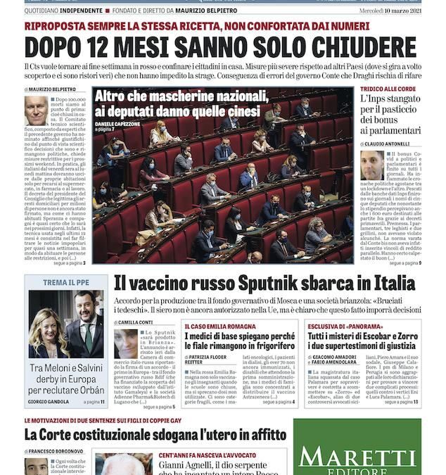Oggi in edicola