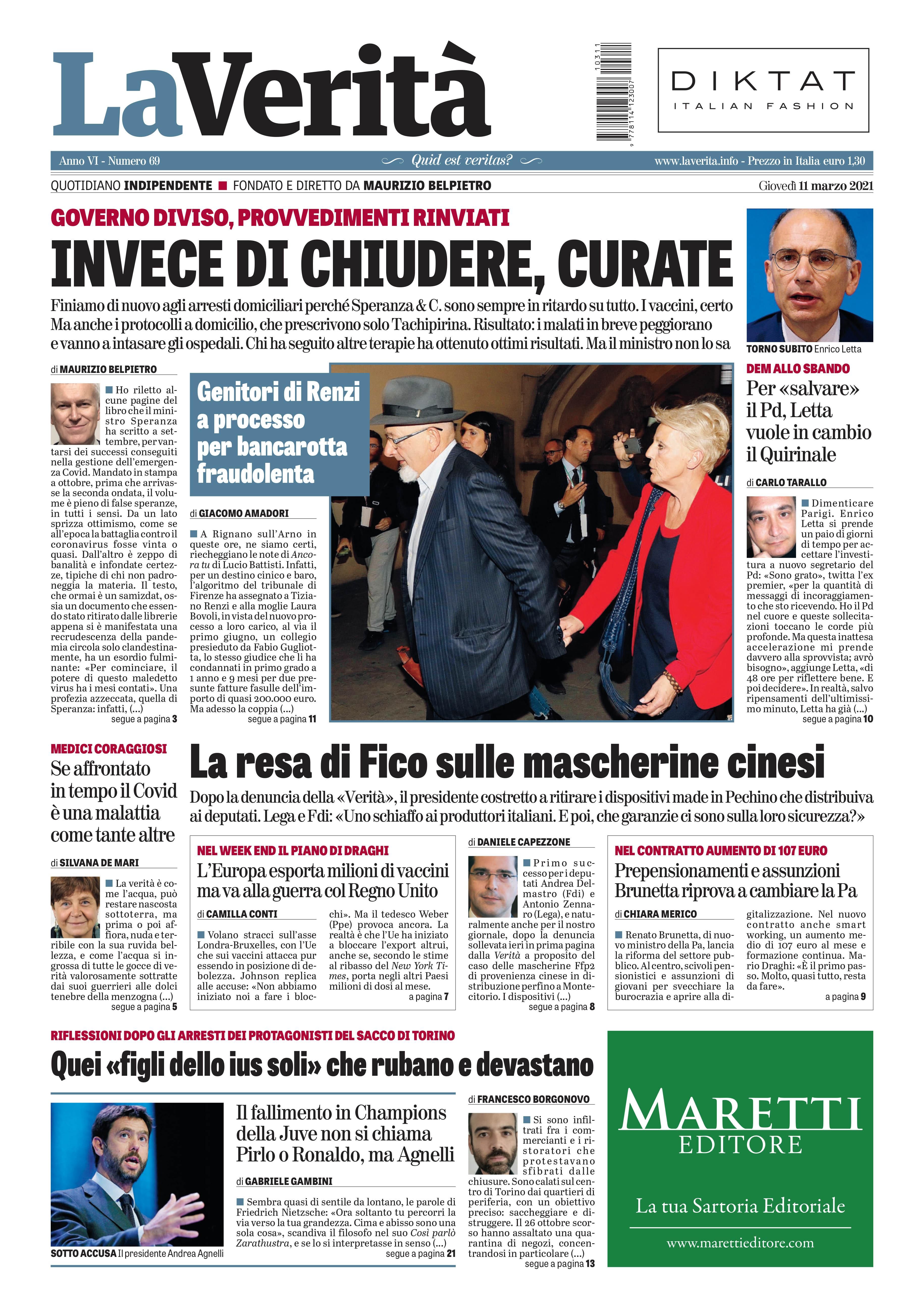 Oggi in edicola