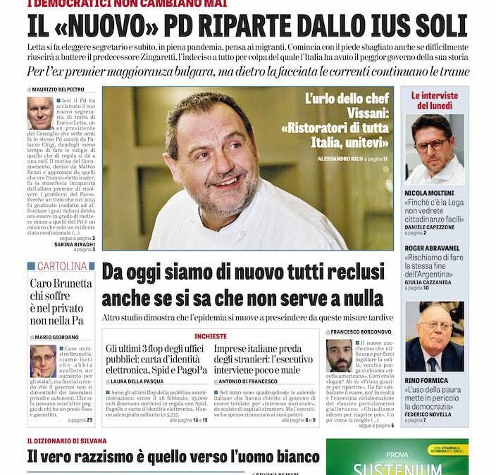 Oggi in edicola