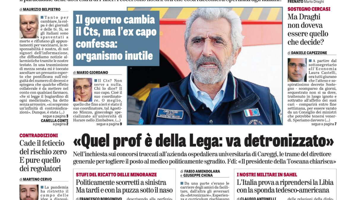 Oggi in edicola