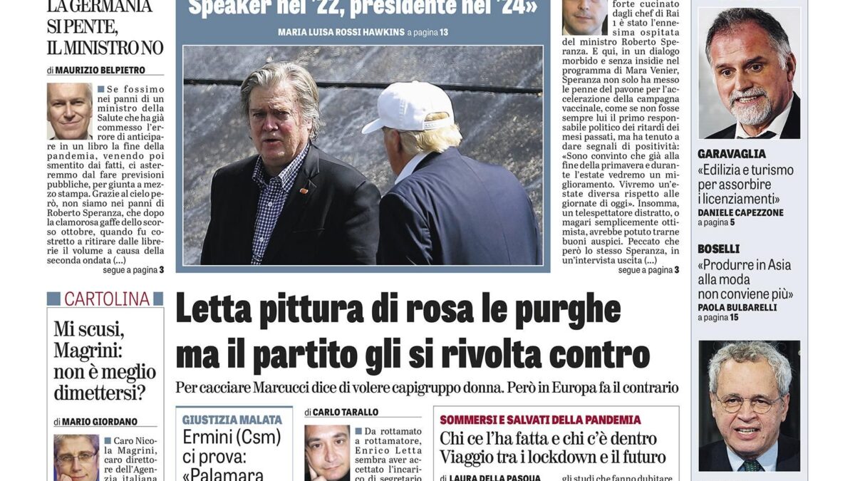 Oggi in edicola