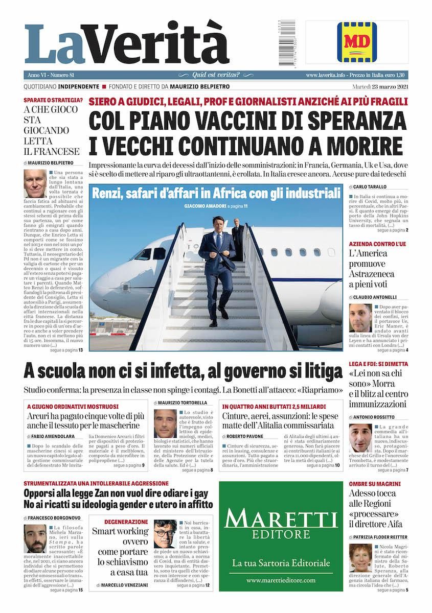 Oggi in edicola