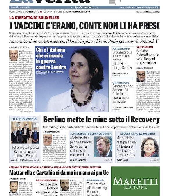 Oggi in edicola