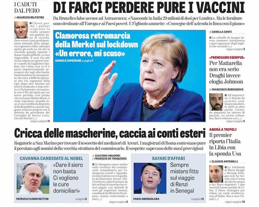Oggi in edicola