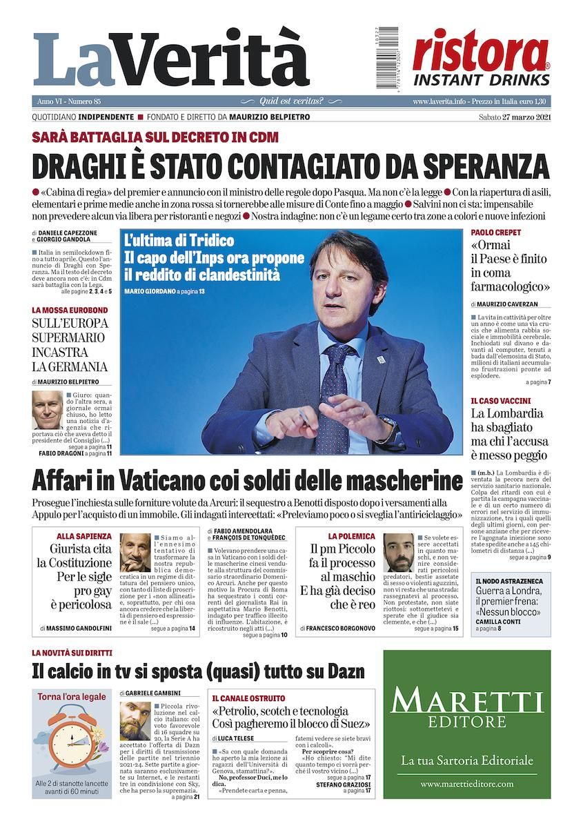 Oggi in edicola