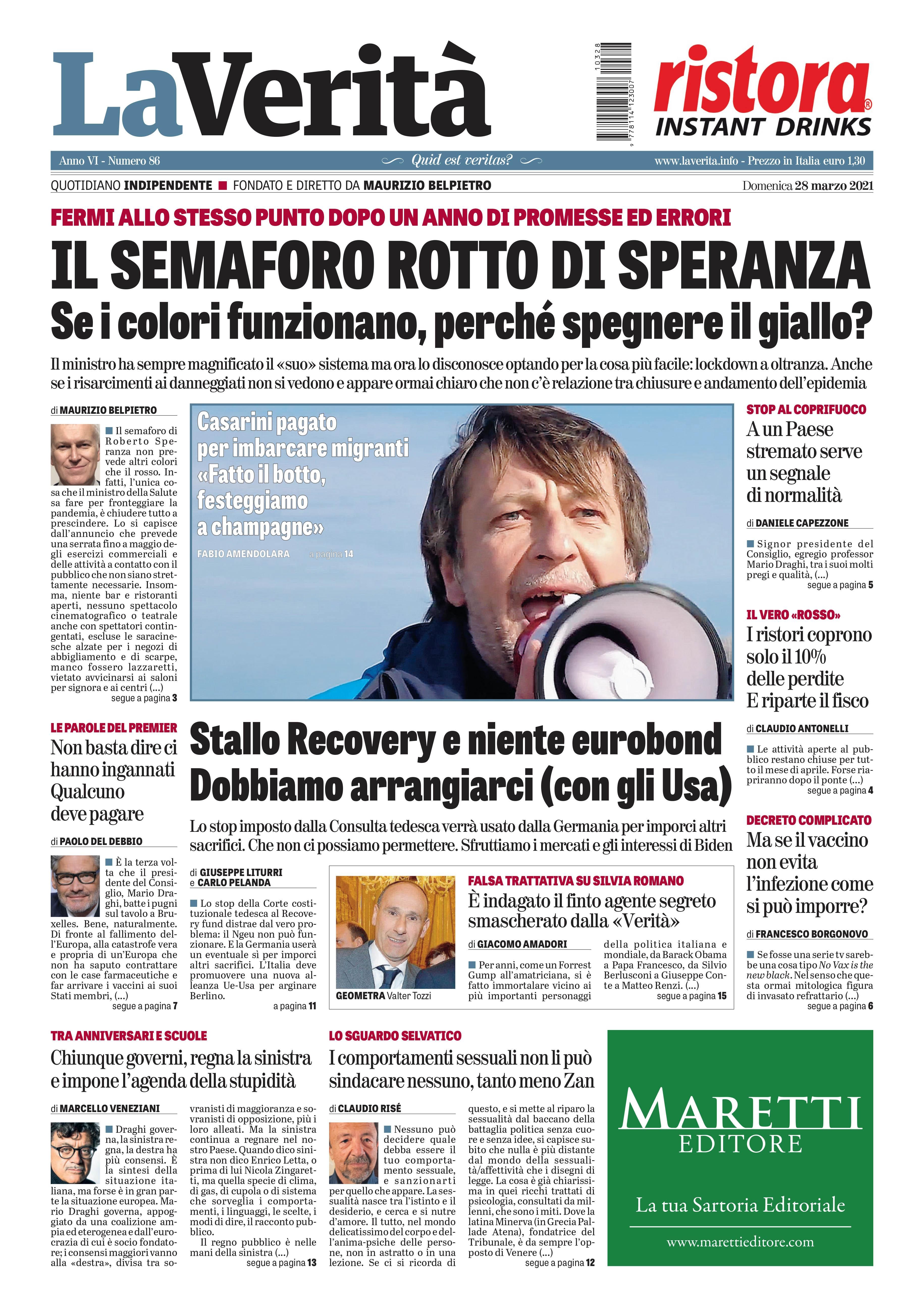 Oggi in edicola