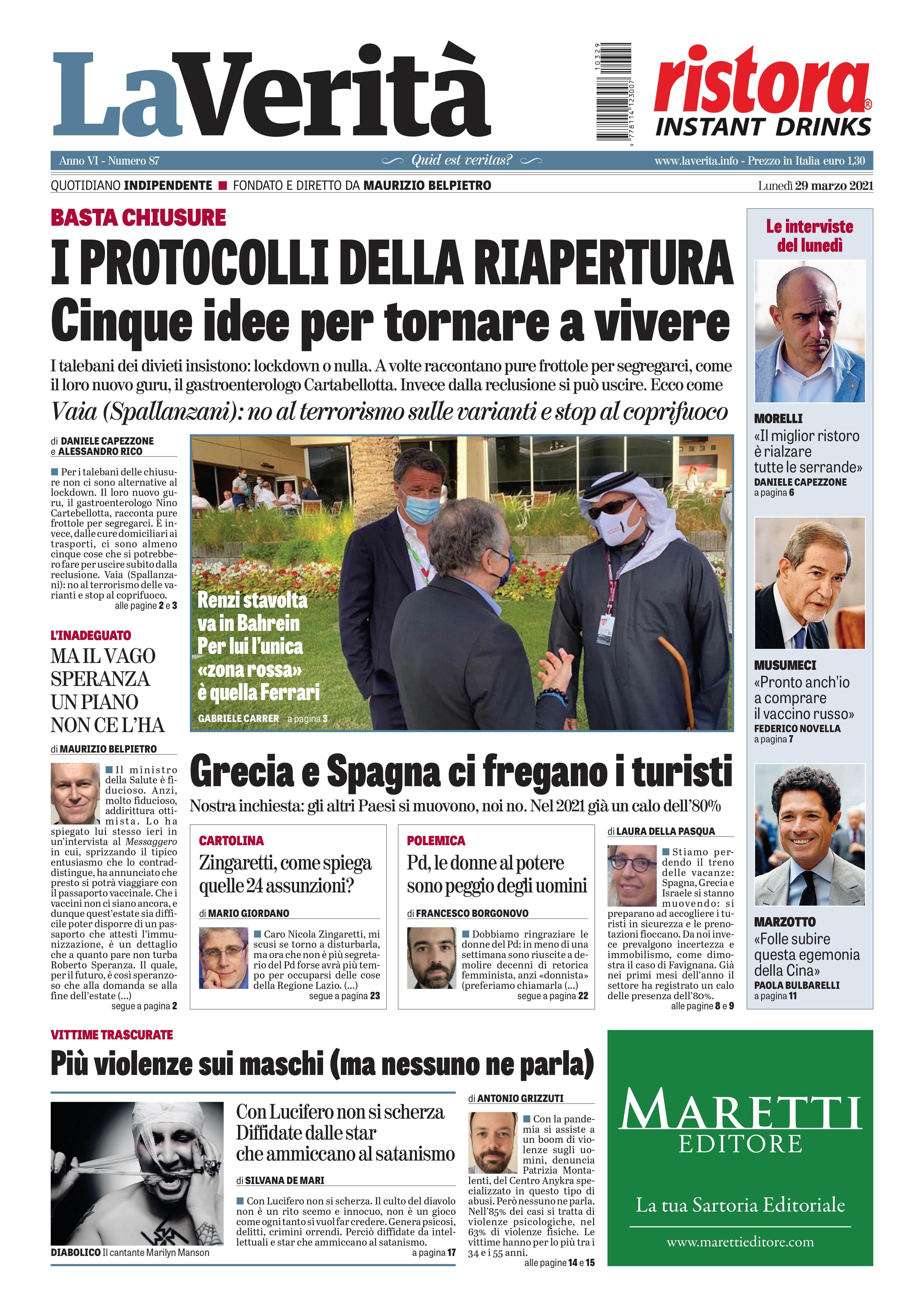 Oggi in edicola