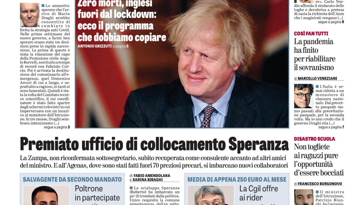 Oggi in edicola