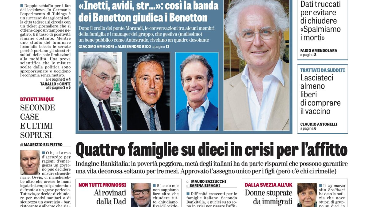 Oggi in edicola