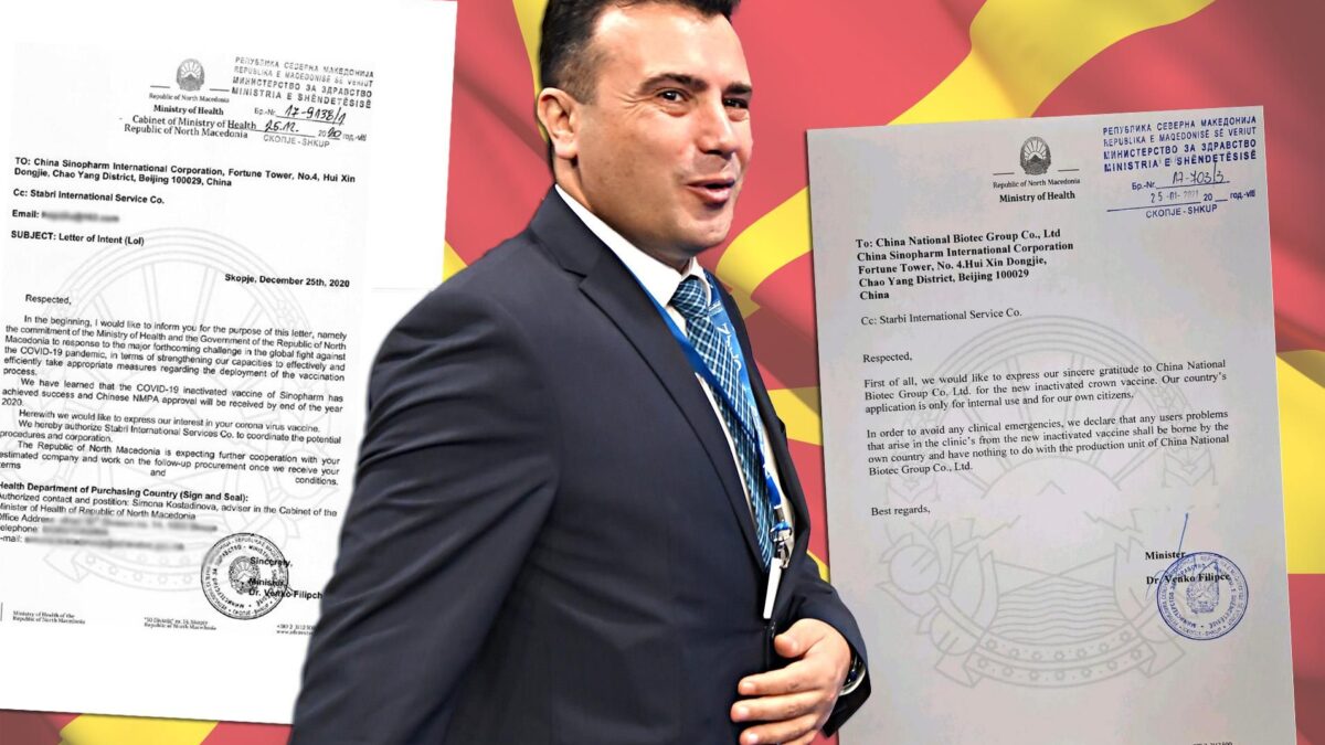 Le lettere del ministro di Zaev alla Cina: dateci i vaccini, rischi tutti nostri