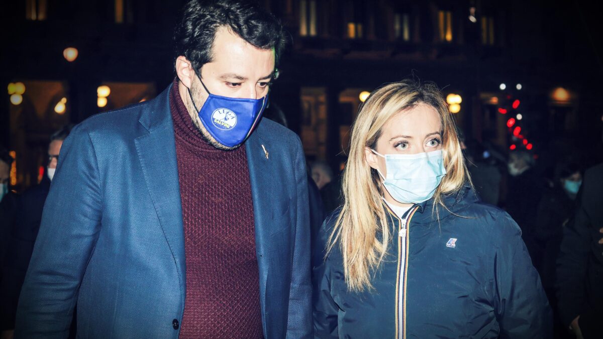 Derby Meloni-Salvini per reclutare Orban
