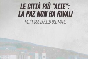 Le città più alte del mondo: La Paz non ha rivali