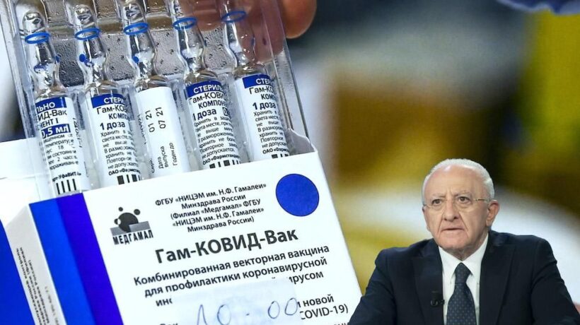 De Luca compra lo Sputnik ma manca l’ok di Ema e Aifa