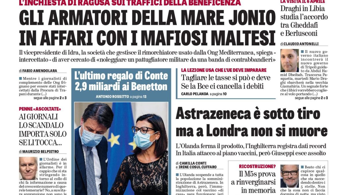 Oggi in edicola