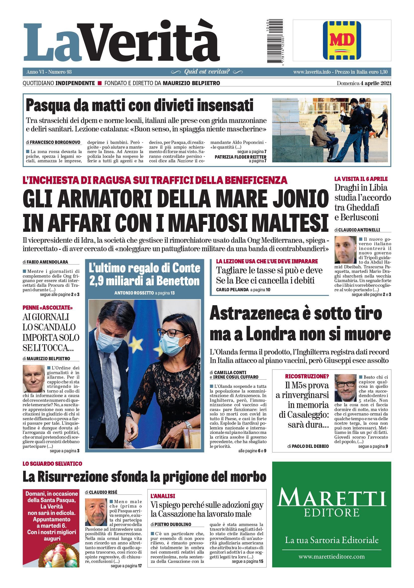 Oggi in edicola