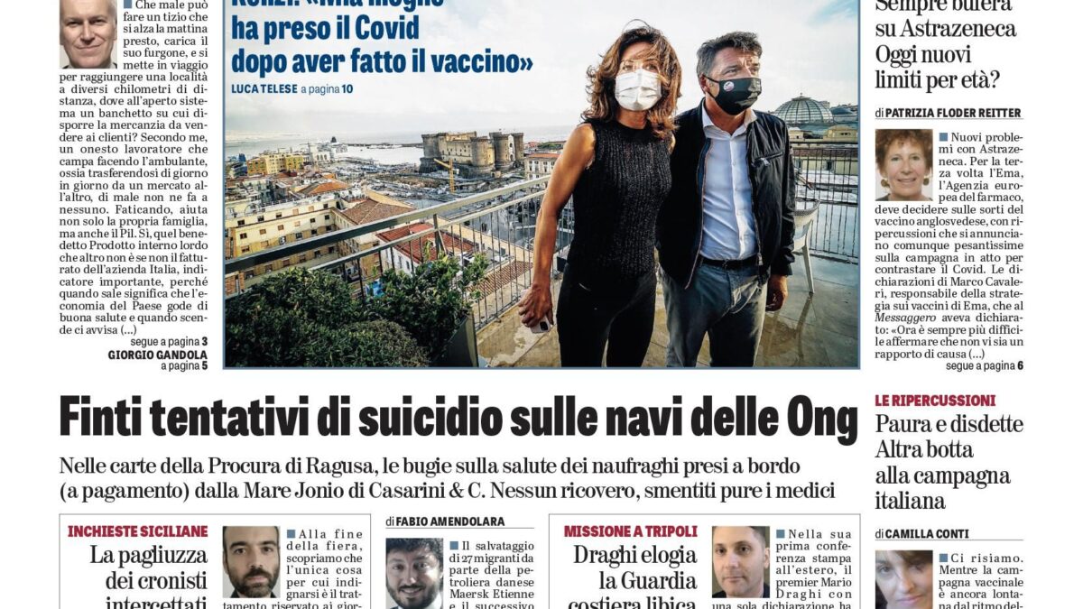 Oggi in edicola