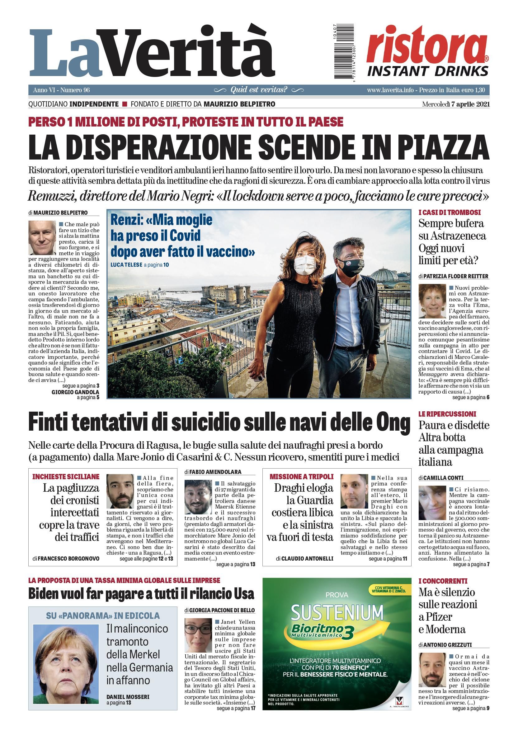 Oggi in edicola