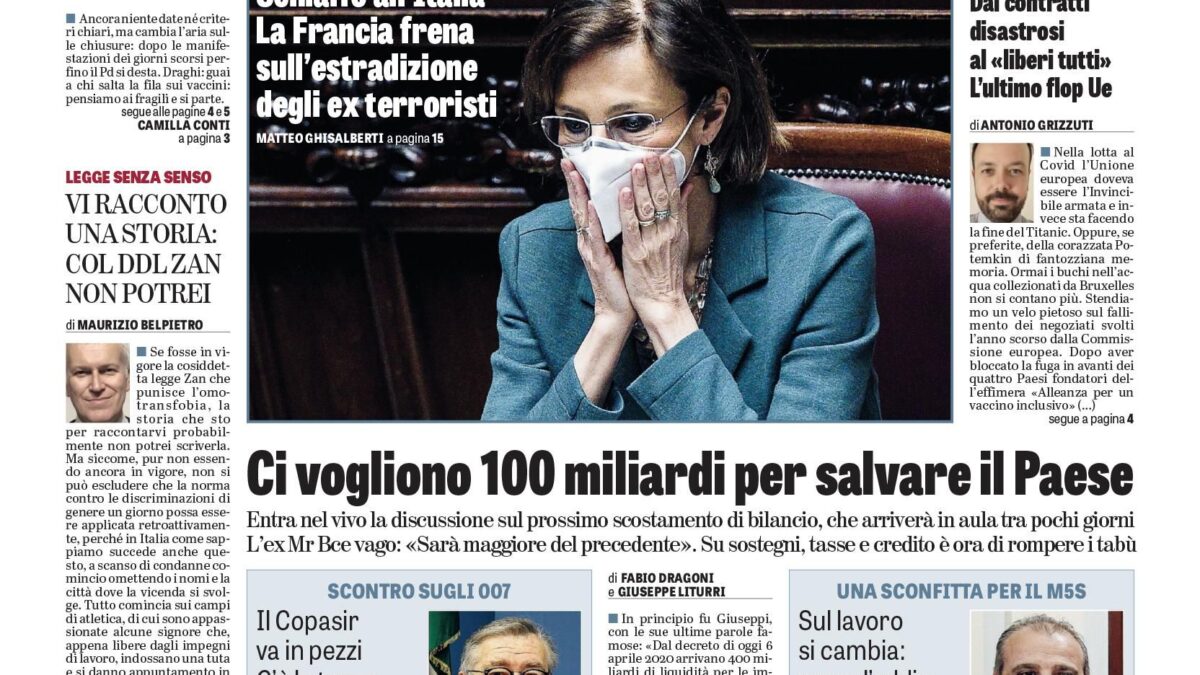 Oggi in edicola