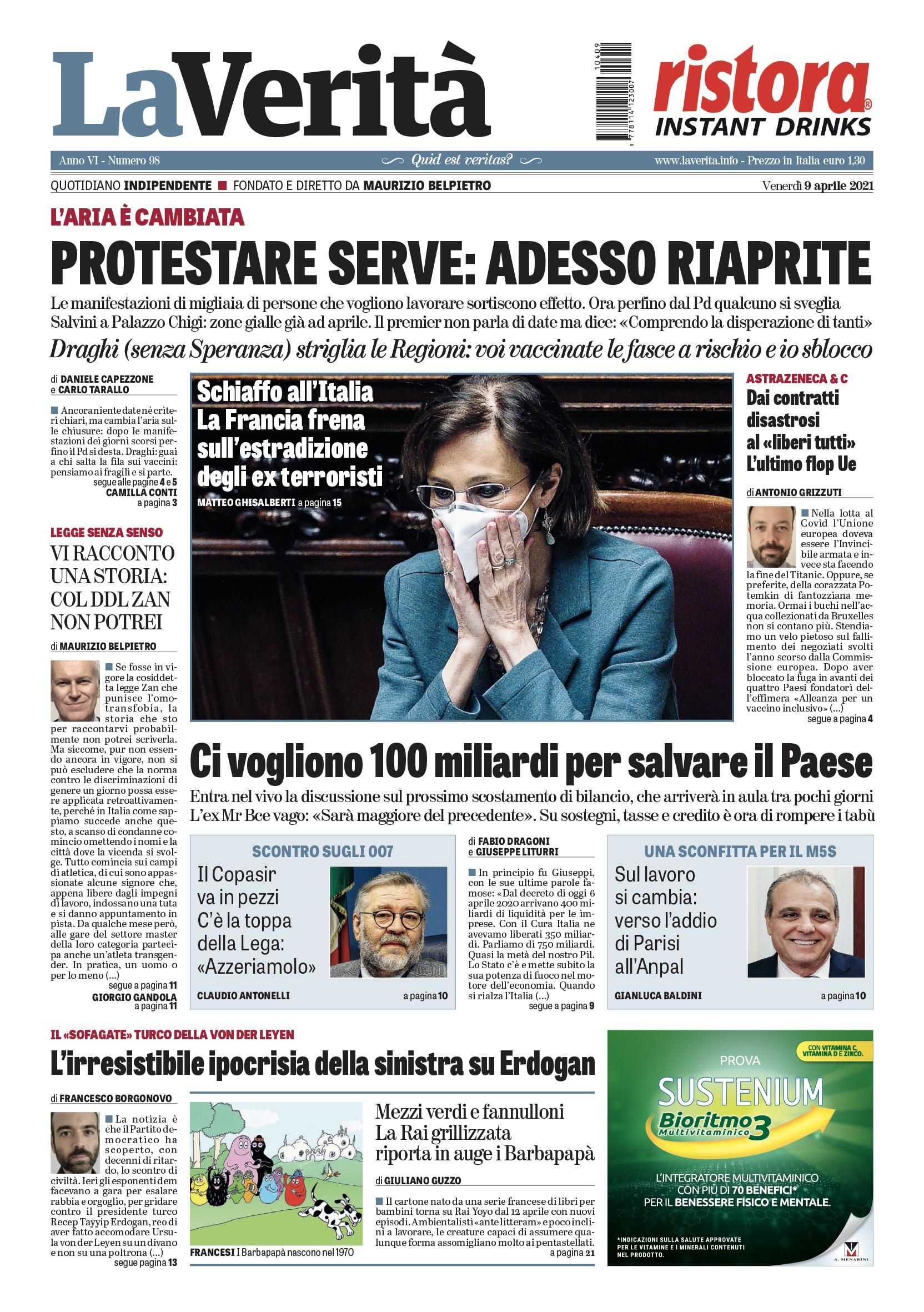 Oggi in edicola