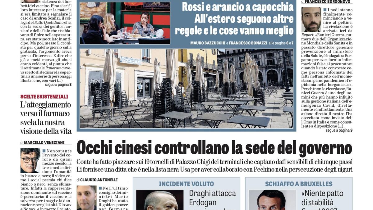 Oggi in edicola