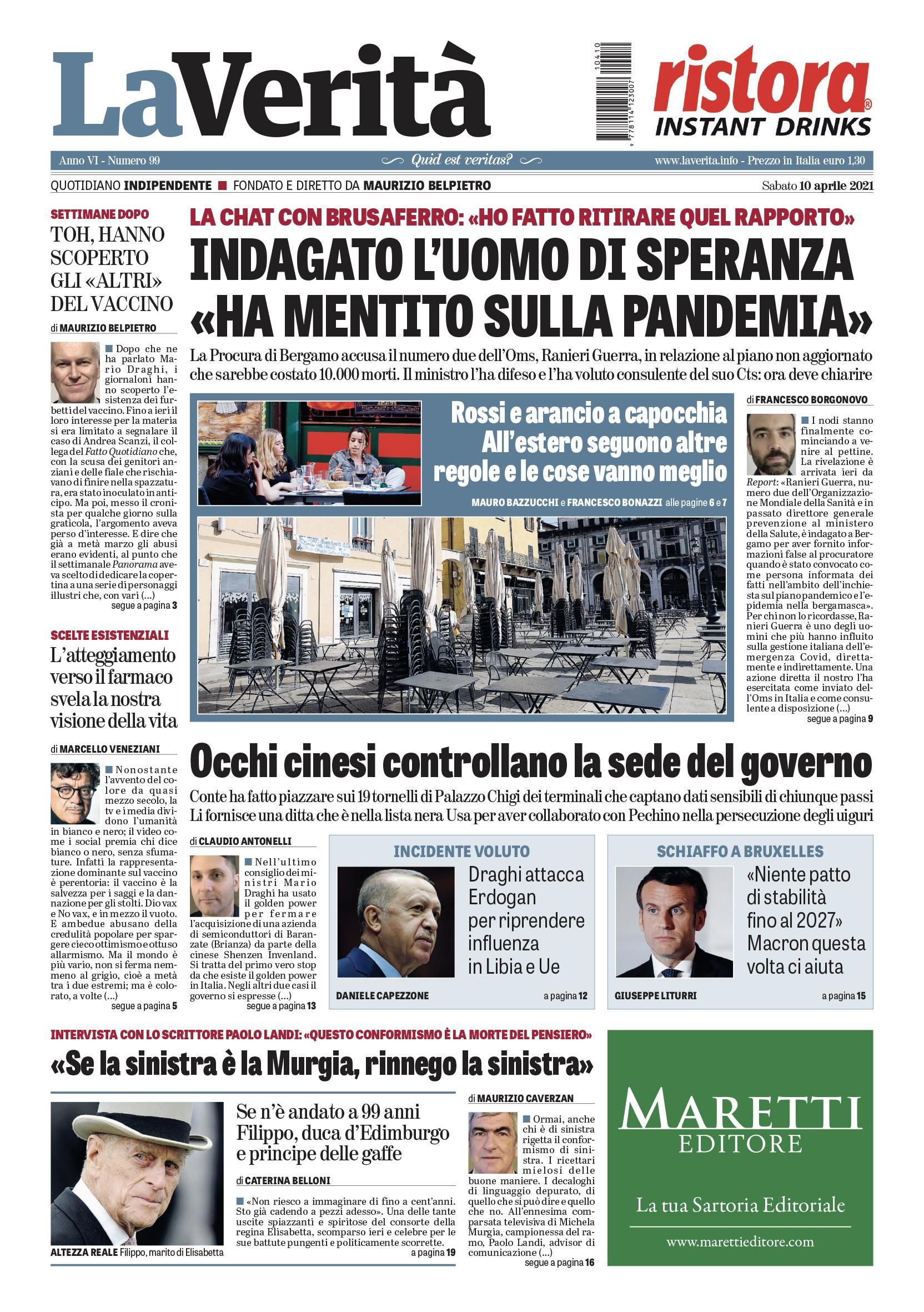 Oggi in edicola