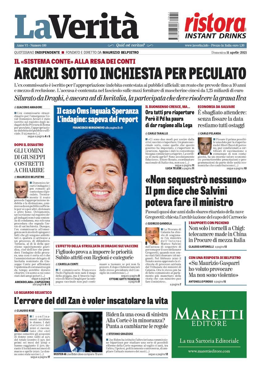 Oggi in edicola