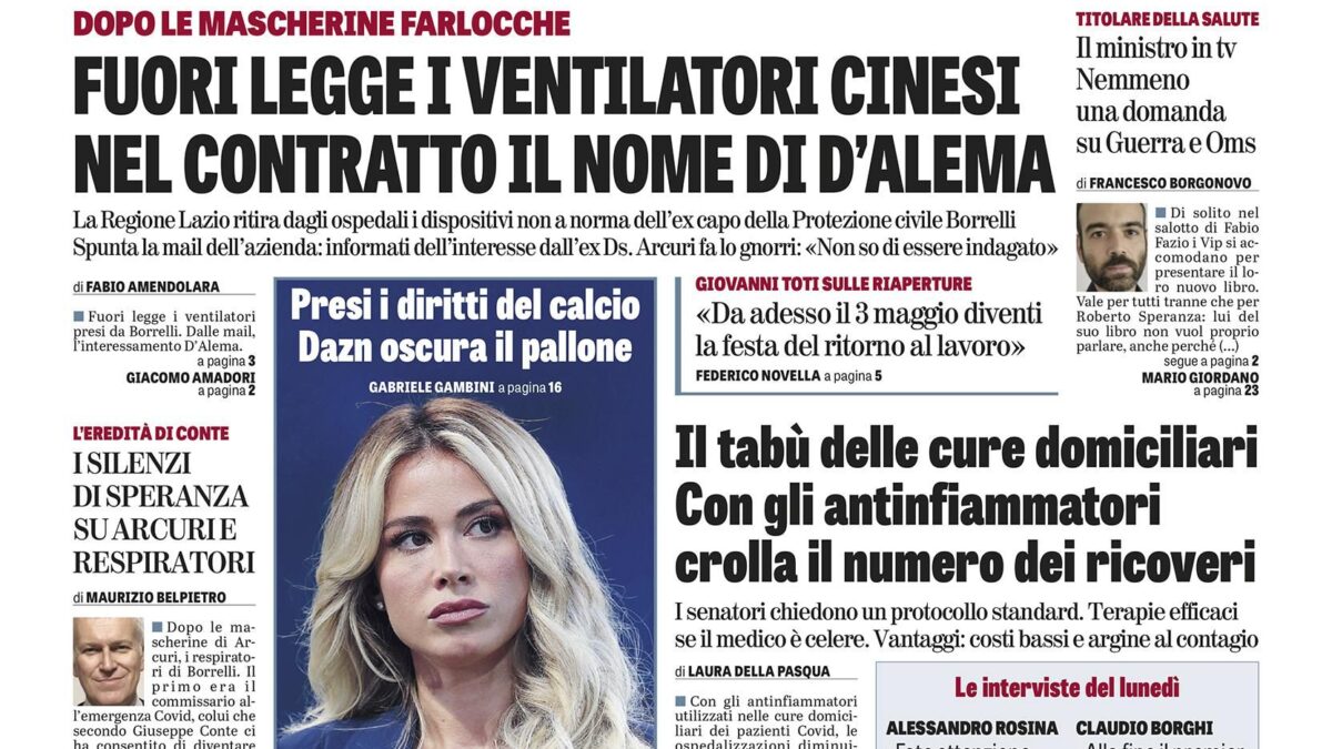 Oggi in edicola
