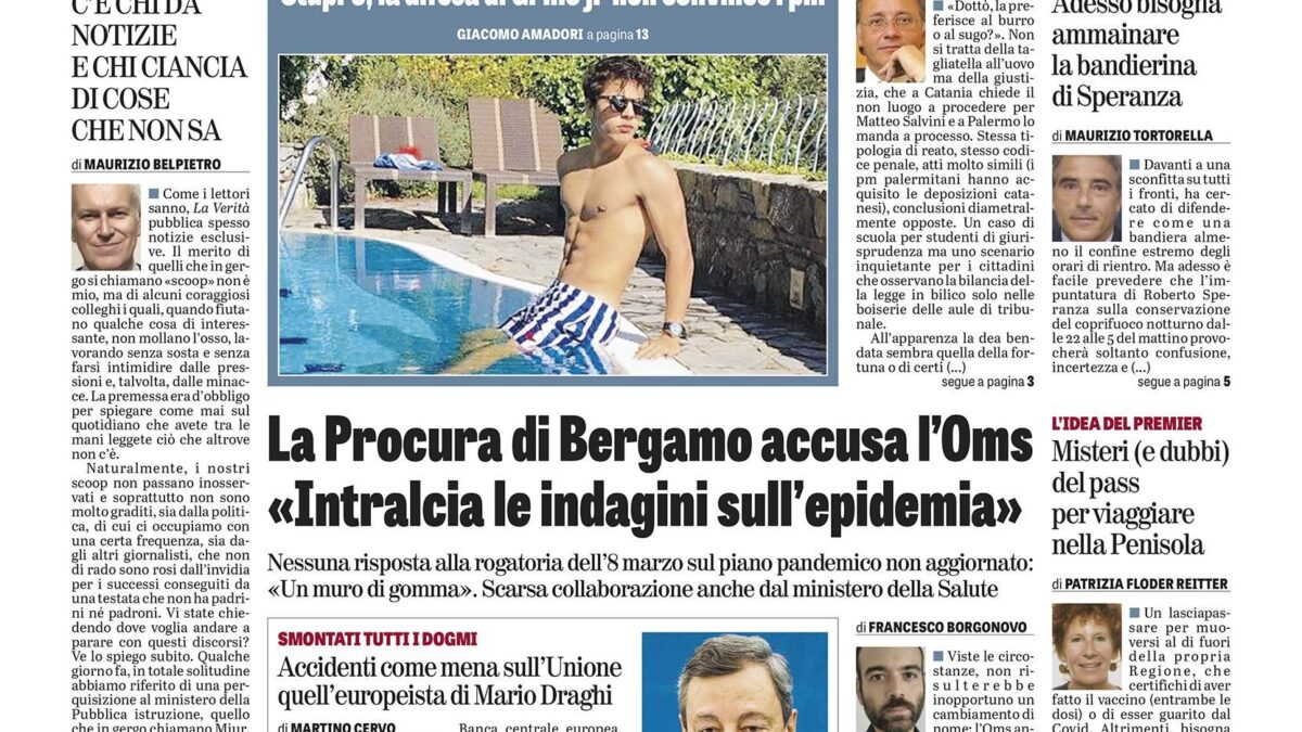 Oggi in edicola