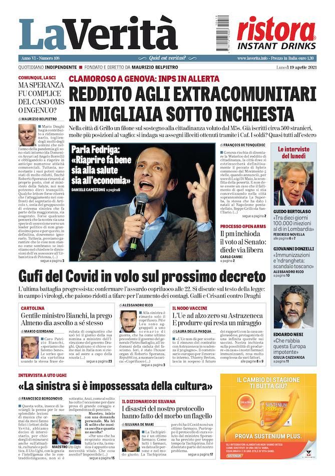 Oggi in edicola