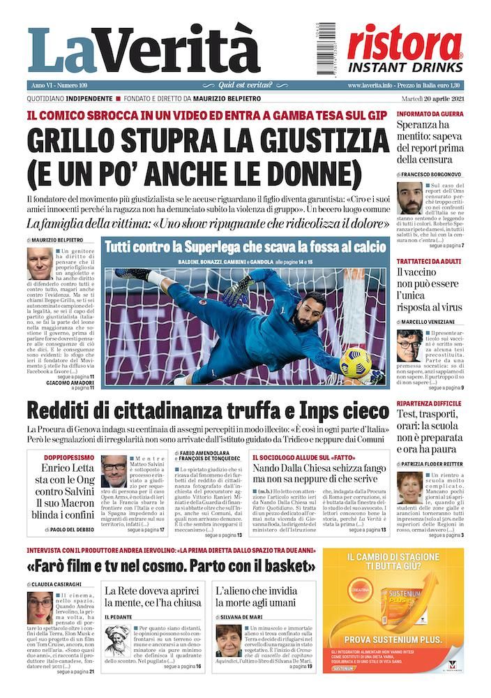 Oggi in edicola