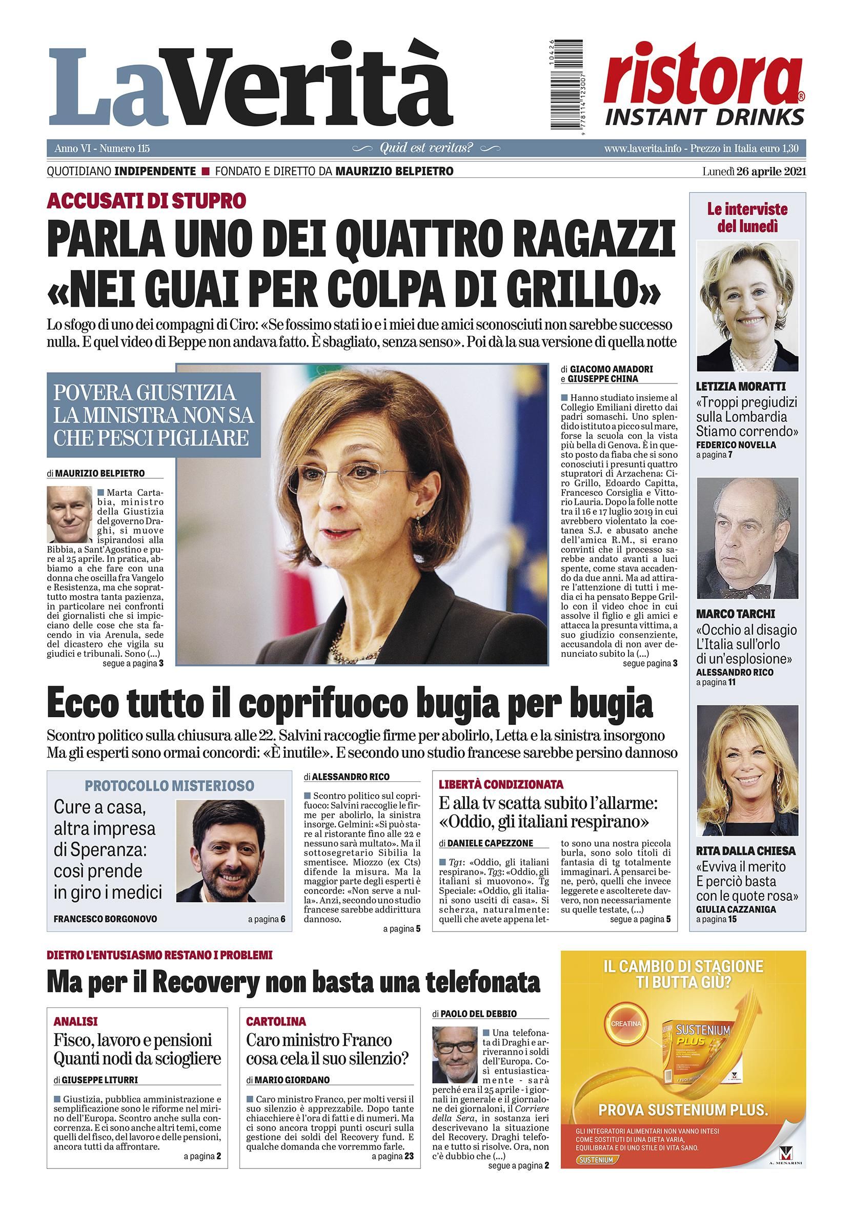 Oggi in edicola