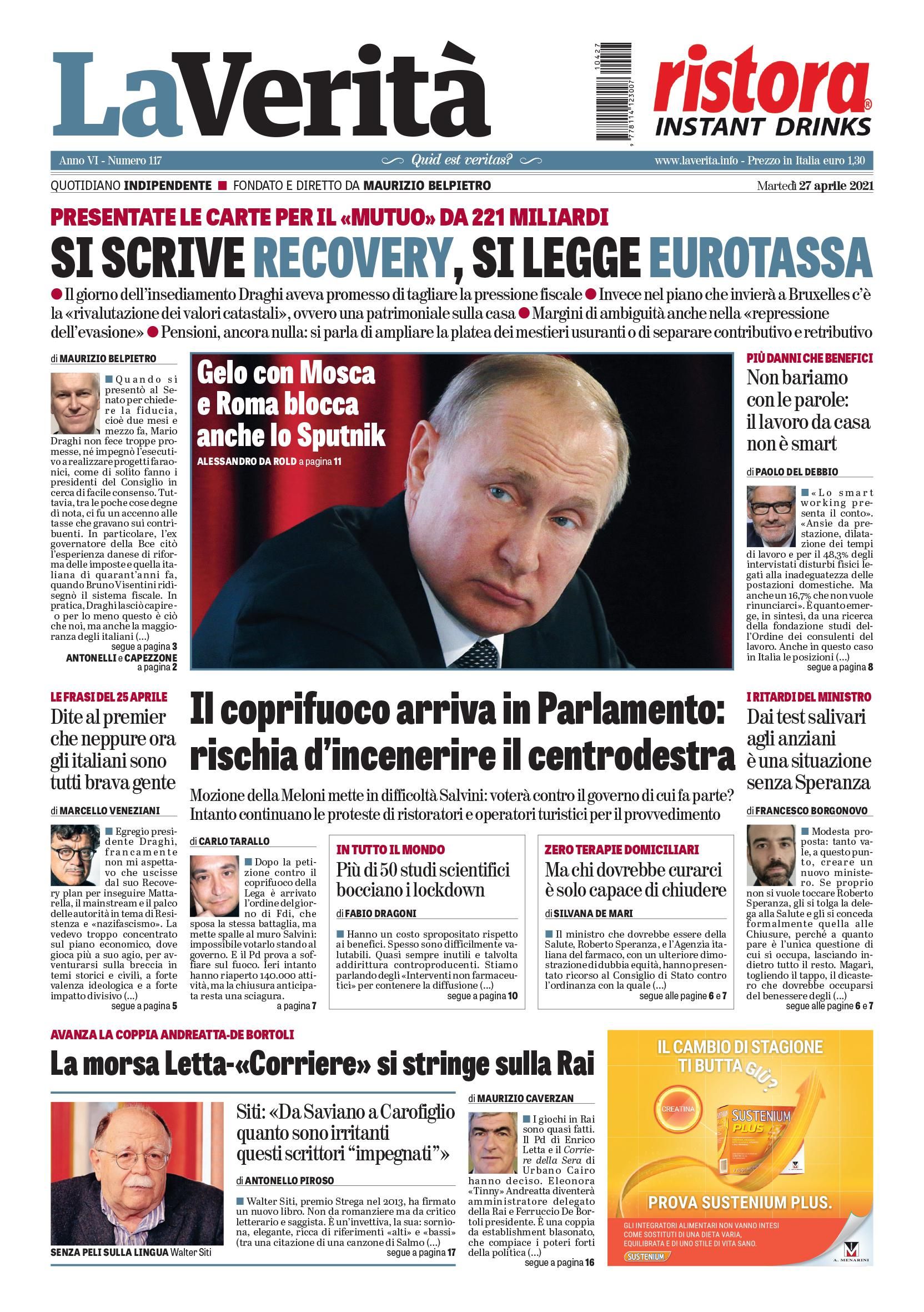 Oggi in edicola