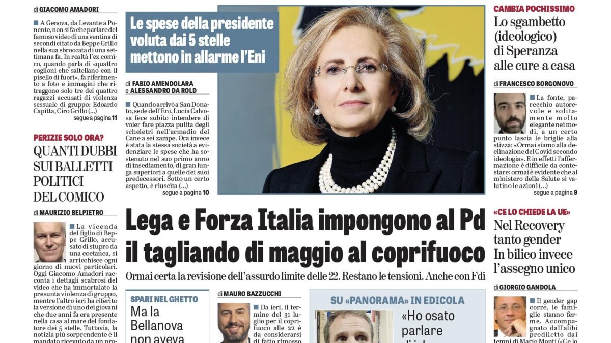 Oggi in edicola