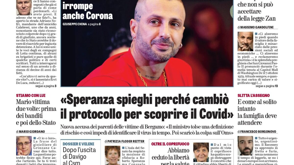 Oggi in edicola
