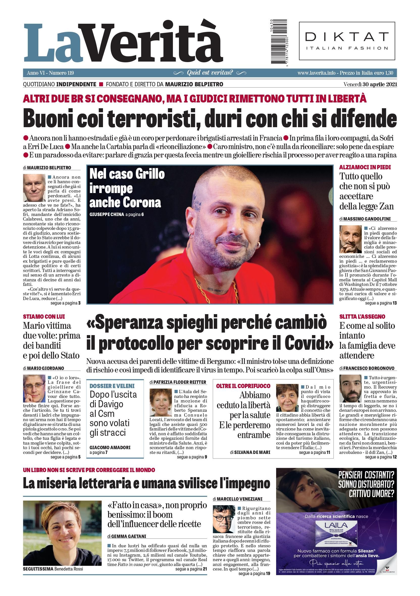 Oggi in edicola