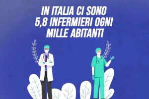 In Italia ci sono 5,8 infermieri ogni mille abitanti