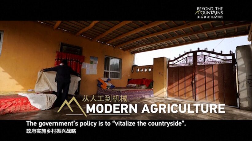 Il documentario di Cctv dallo Xinjiang – L’agricoltura moderna