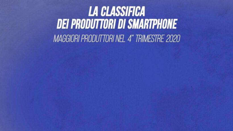 La classifica dei produttori di smartphone