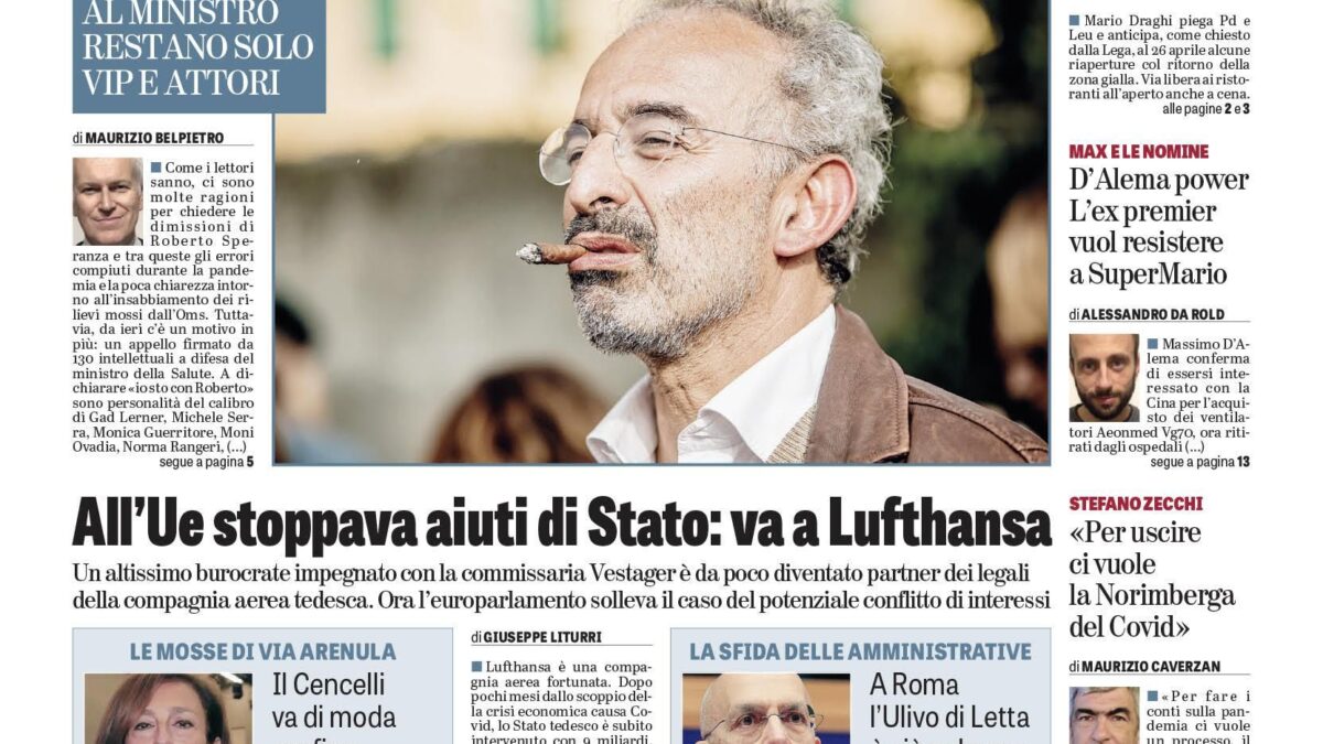 Oggi in edicola