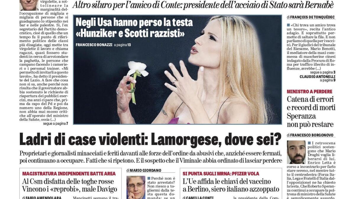 Oggi in edicola