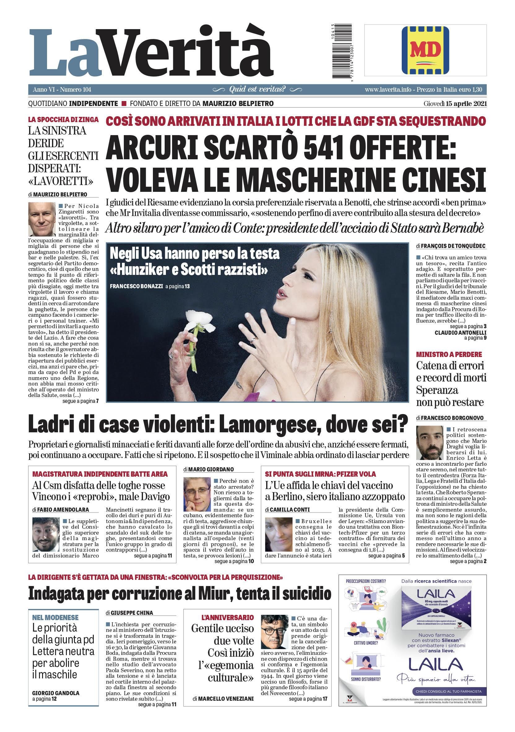 Oggi in edicola